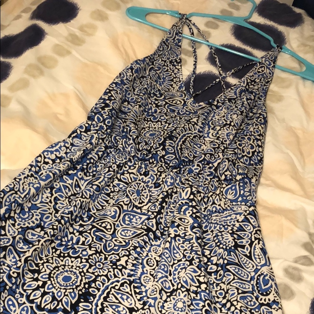 Loft v neck maxi dress